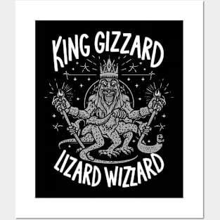 Psychedelic God King Gizzard & Lizard Wizard Posters and Art